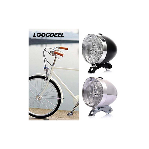 Bicycle Light 3 LED Retro Classic Bike Headlight Bicycle Retro Head Light Front Fog Safety Lamp