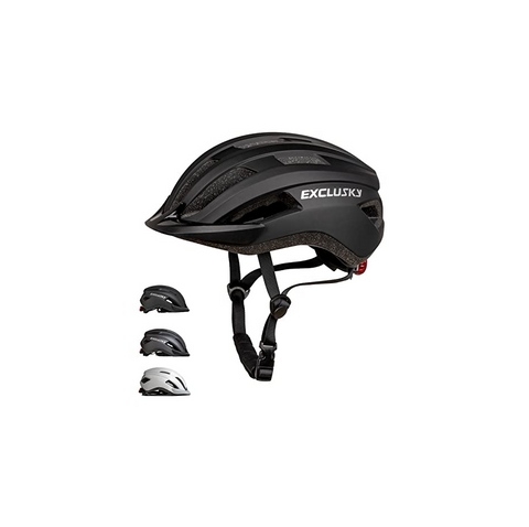 Exclusky Bike Helmet Men Women Cycle Helmet with Light Breathable MTB Mountain Bicycle Helmet for Adult Road Cycling Helmet 56-61cm