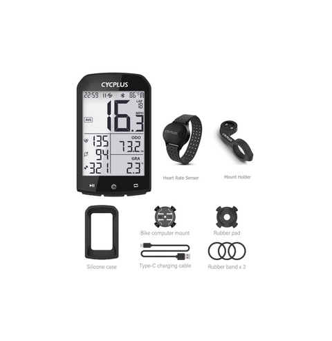 CYCPLUS M1 Cycling GPS Bicycle Speedometer Bike Computer Bluetooth 4.0 ANT+ IPX6 Odometer Bike Accessories