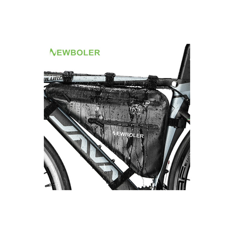 NEWBOLER Bicycle Bag Rainproof Large Capacity MTB Road Bike Frame Bag Triangle Pouch Waterproof Caulking Bag Pannier Accessories
