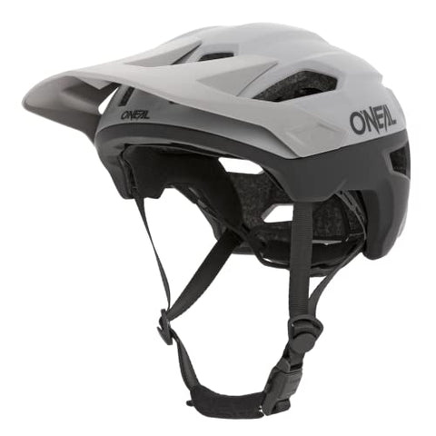 O'NEAL | Mountain Bike Helmet | MTB All-Mountain | Ventilation openings for ventilation & cooling, size adjustment system, safety standard EN1078 | Trailfinder Helmet Split | Adult | Grey | Size L/XL