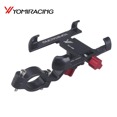 360 Rotatable Bike Mobile Phone Holder Aluminum Adjustable Bicycle Holder Non-slip MTB Phone Mount Stand Cycling Bracket