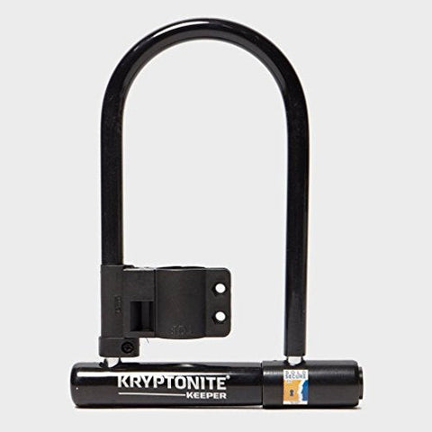 Kryptonite Keeper 12 STD U-Lock with Bracket - Black