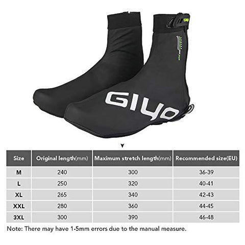 Lixada Winter Cycling Lock Shoes Cover MTB Road Bike Overshoes Waterproof Windproof Warm Fleece Cycling Shoes Covers Bike Shoes Protector