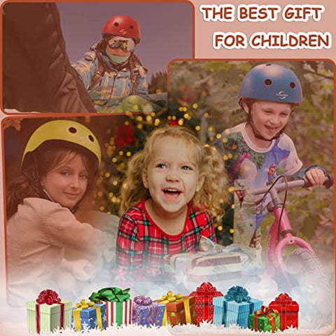 Kids Boys and Girls Protective Gear Set, Outdoor Sports Safety Equipment 7Pcs Child Helmet Knee &Elbow Pads Wrist Guards for Roller Scooter Skateboard Bicycle（3-8Years Old）