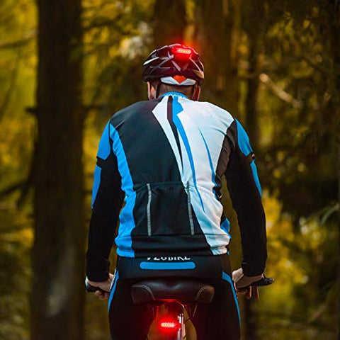 Volcano Eye Rear Bike Lights 2 Pack, Ultra Bright USB Rechargeable Bike Tail Lights, Red High Intensity Led Accessories Fits On Any Bike or Helmet. Easy to Install for Cycling Safety Flashlight