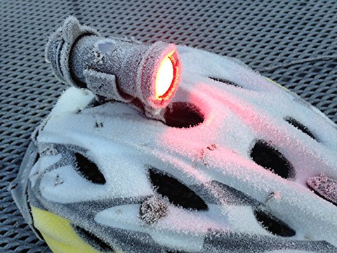 Bike Helmet Light, Bright LED Dual Front Bike Light & Rear Bike Helmet Light for all Cyclists. USB Rechargeable & Waterproof. 43 Hr Battery.