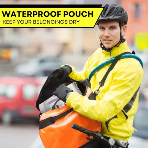 JIMJOOS Heavy Duty Bike Lock - 5-Digit Combination Cable Bicycle Lock - Waterproof Motorbike Lock - Ideal for Cycle, Motorcycle, Scooter, Mountain Bike, Pram - Includes Protective Pouch (Pack of 1)