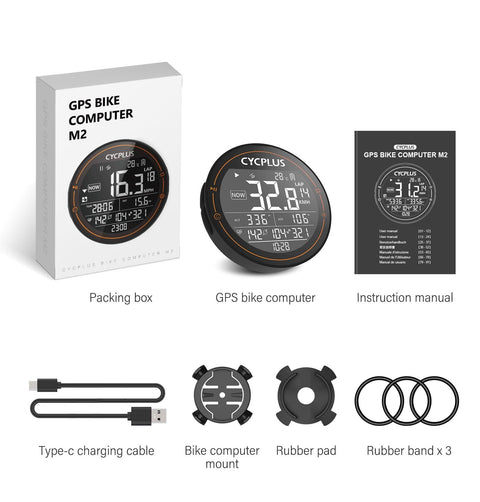 CYCPLUS M2 GPS Bicycle Computer Cycling Speedometer Bike Accessories Speed Odometer Waterproof Bluetooth ANT for Road Bike MTB