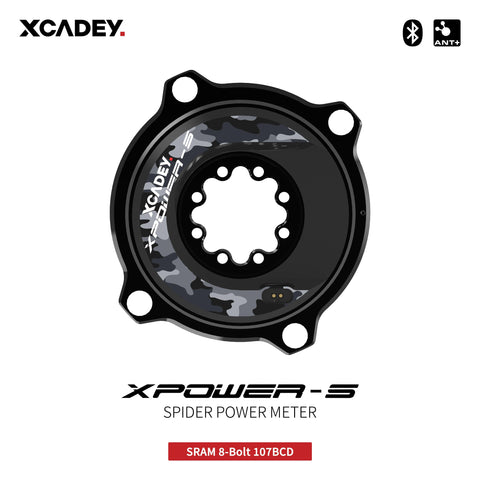 XCADEY XPOWER-S Road Bicycle Bike MTB Spider Power Meter For SRAM ROTOR RaceFce Crank Chainring 104BCD 110BCD