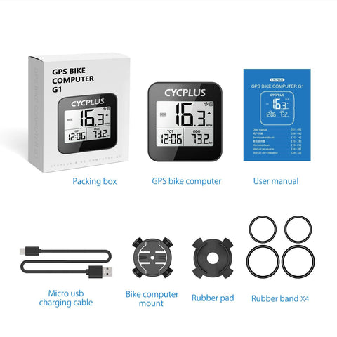 CYCPLUS G1 IPX6 Wireless Bicycle Computer Waterproof Cycling Gps Speedometer Bike Accessories