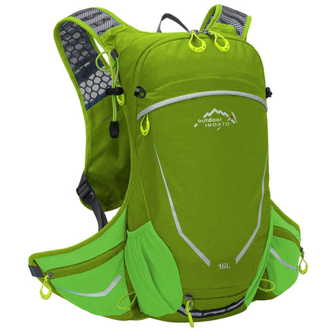 Outdoor sports backpack 16L, running, hydrating, hiking, cycling, with 2L water bag