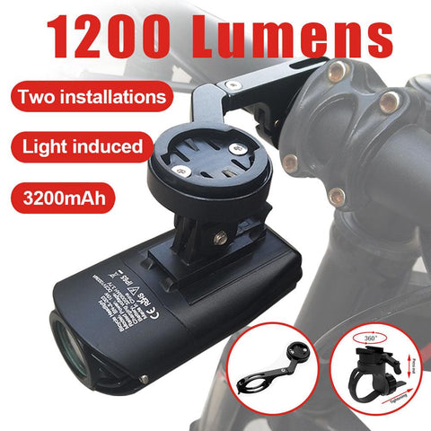 Bike Light Hoisting Rainproof USB MTB Front Lamp Headlight Ultra Flashlight Bicycle Lighting Flashlight Led Bike Accessories