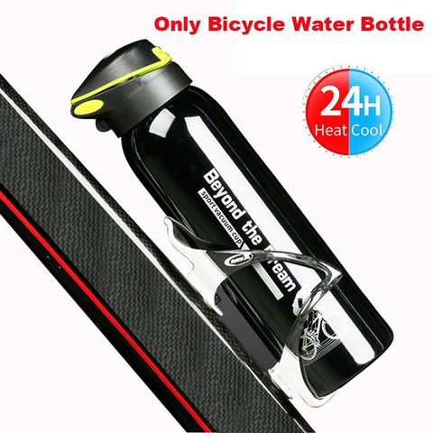 Bicycle Water Bottle Vacuum Stainless Steel Cycling Water Bottle Modern Double Walled Simple Thermo Mug Insulated Water Bottle