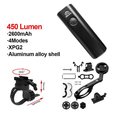 Bike Light Hoisting Rainproof USB MTB Front Lamp Headlight Ultra Flashlight Bicycle Lighting Flashlight Led Bike Accessories