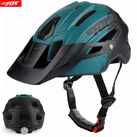 BATFOX cycling helmet for men mountain bike helmet with light