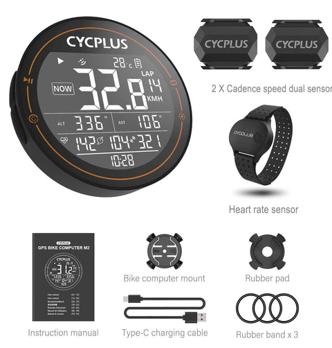 CYCPLUS M2 GPS Bicycle Computer Cycling Speedometer Bike Accessories Speed Odometer Waterproof Bluetooth ANT for Road Bike MTB
