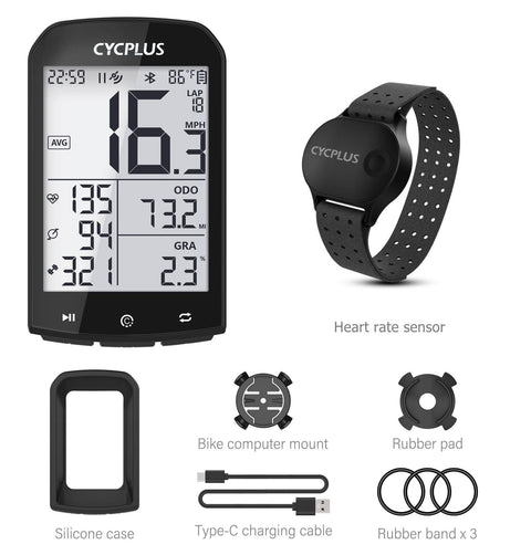 CYCPLUS M1 Cycling GPS Bicycle Speedometer Bike Computer Bluetooth 4.0 ANT+ IPX6 Odometer Bike Accessories