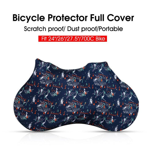 WEST BIKING Full Bicycle Protector Cover MTB Road Bike Dustproof Scratch-proof Storage Bag Bike Frame Wheel Protection Equipment