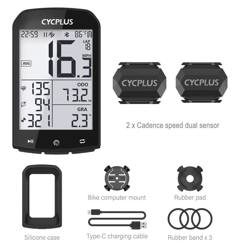 CYCPLUS M1 Cycling GPS Bicycle Speedometer Bike Computer Bluetooth 4.0 ANT+ IPX6 Odometer Bike Accessories