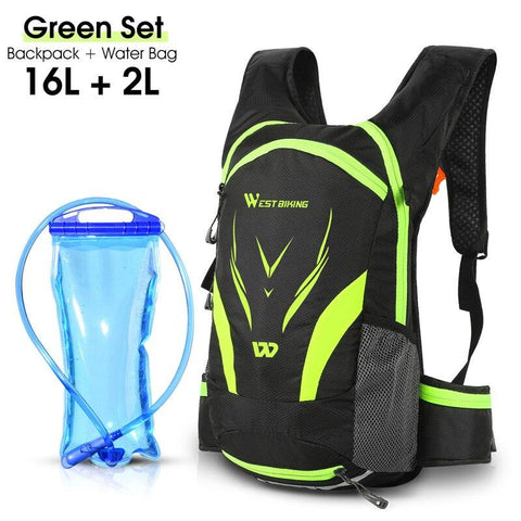 WEST BIKING Waterproof Bicycle Bag Reflective Outdoor Sport Backpack Mountaineering Climbing Travel Hiking Cycling Bag Backpack