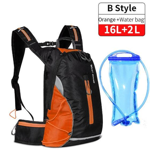 WEST BIKING Waterproof Bicycle Bag Reflective Outdoor Sport Backpack Mountaineering Climbing Travel Hiking Cycling Bag Backpack