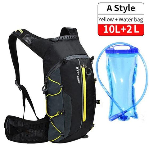 WEST BIKING Waterproof Bicycle Bag Reflective Outdoor Sport Backpack Mountaineering Climbing Travel Hiking Cycling Bag Backpack