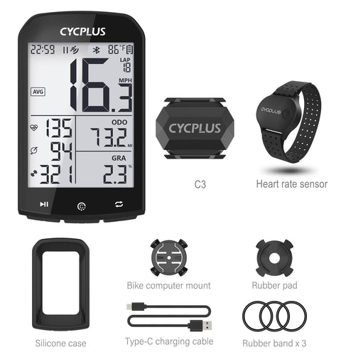 CYCPLUS M1 Cycling GPS Bicycle Speedometer Bike Computer Bluetooth 4.0 ANT+ IPX6 Odometer Bike Accessories