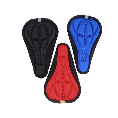 AOSTIRMOTOR Mountain Bike Saddle Seat Cover Thick Breathable Seat Soft Comfortable Foam Bicycle Seat Cushion Cycling Accessories