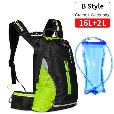 WEST BIKING Waterproof Bicycle Bag Reflective Outdoor Sport Backpack Mountaineering Climbing Travel Hiking Cycling Bag Backpack