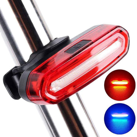 1/2Pcs Bike Taillight  Waterproof COB LED MTB Front Rear Light USB Rechargeable Night Cycling Bicycle Safety Warning Light