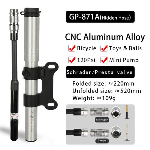 Giyo Portable Bicycle Pump