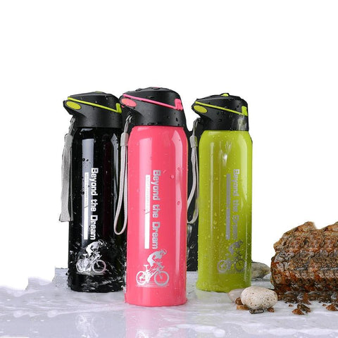 Bicycle Water Bottle Vacuum Stainless Steel Cycling Water Bottle Modern Double Walled Simple Thermo Mug Insulated Water Bottle