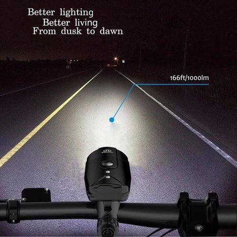 Bike Light Hoisting Rainproof USB MTB Front Lamp Headlight Ultra Flashlight Bicycle Lighting Flashlight Led Bike Accessories