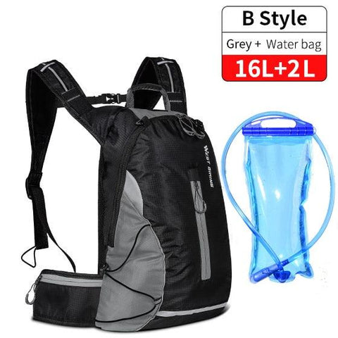 WEST BIKING Waterproof Bicycle Bag Reflective Outdoor Sport Backpack Mountaineering Climbing Travel Hiking Cycling Bag Backpack