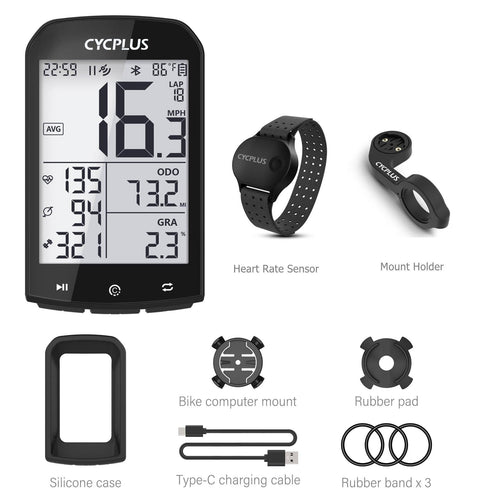 CYCPLUS M1 Cycling GPS Bicycle Speedometer Bike Computer Bluetooth 4.0 ANT+ IPX6 Odometer Bike Accessories