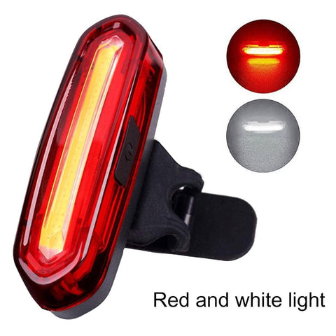 1/2Pcs Bike Taillight  Waterproof COB LED MTB Front Rear Light USB Rechargeable Night Cycling Bicycle Safety Warning Light