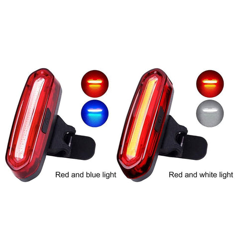 1/2Pcs Bike Taillight  Waterproof COB LED MTB Front Rear Light USB Rechargeable Night Cycling Bicycle Safety Warning Light
