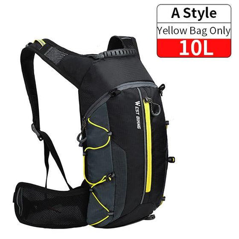 WEST BIKING Waterproof Bicycle Bag Reflective Outdoor Sport Backpack Mountaineering Climbing Travel Hiking Cycling Bag Backpack
