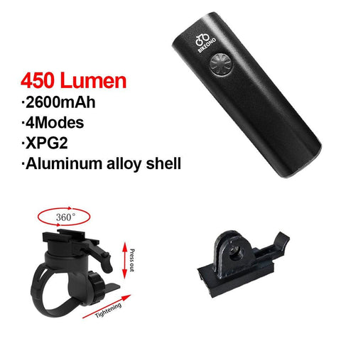 Bike Light Hoisting Rainproof USB MTB Front Lamp Headlight Ultra Flashlight Bicycle Lighting Flashlight Led Bike Accessories