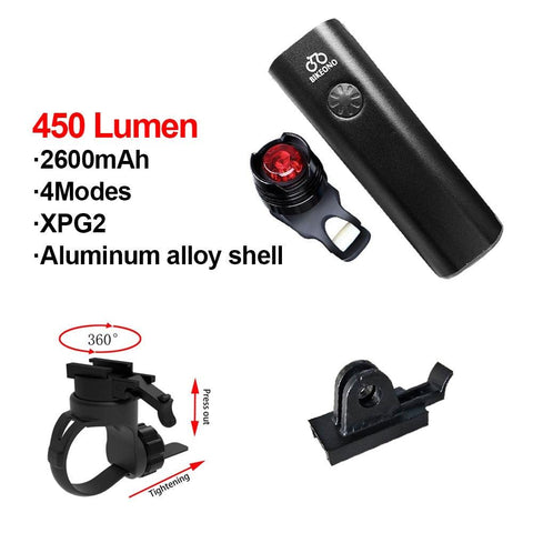 Bike Light Hoisting Rainproof USB MTB Front Lamp Headlight Ultra Flashlight Bicycle Lighting Flashlight Led Bike Accessories