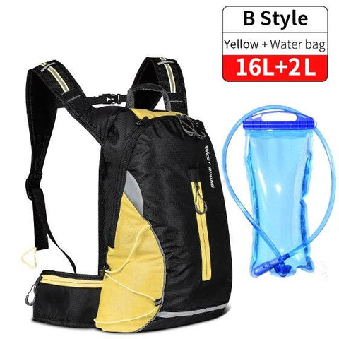 WEST BIKING Waterproof Bicycle Bag Reflective Outdoor Sport Backpack Mountaineering Climbing Travel Hiking Cycling Bag Backpack