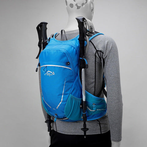 Outdoor sports backpack 16L, running, hydrating, hiking, cycling, with 2L water bag