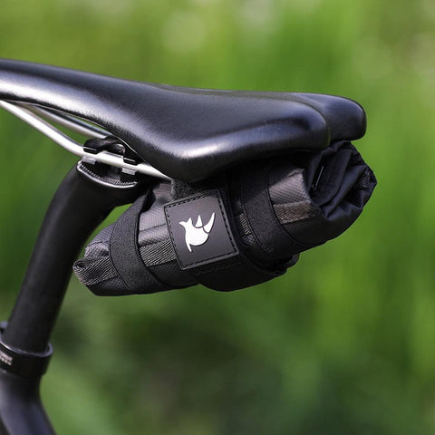 Rhinowalk Bicycle Bag Tool Bag Top Front Tube Frame Bag Burrito Pack Pouch Cycling Accessories Black MTB Bike Rear Tool Kits