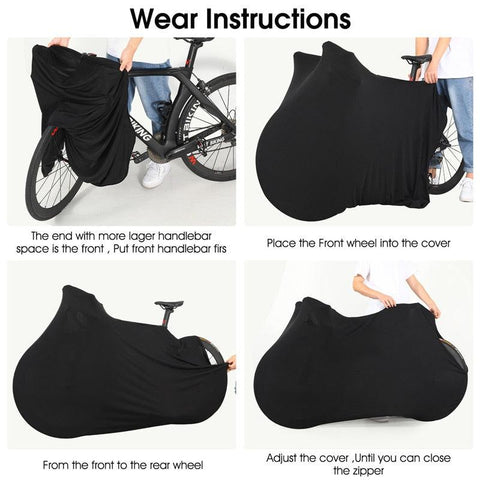 WEST BIKING Full Bicycle Protector Cover MTB Road Bike Dustproof Scratch-proof Storage Bag Bike Frame Wheel Protection Equipment