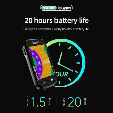 IGPSPORT BSC300 Bicycle GPS Computer Cycling Wireless Speedometer Bike GPS Streamline Version Odometer Portuguese