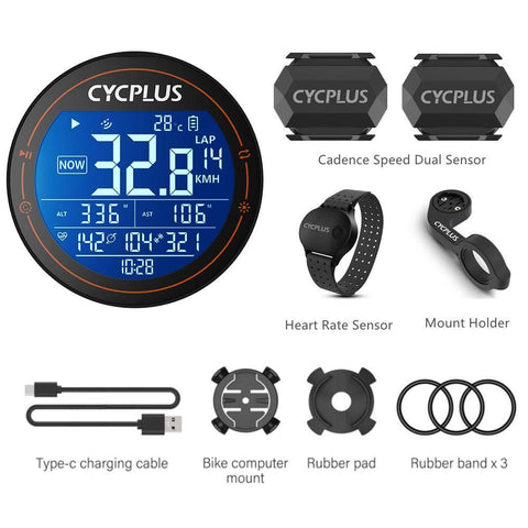 CYCPLUS M2 GPS Bicycle Computer Cycling Speedometer Bike Accessories Speed Odometer Waterproof Bluetooth ANT for Road Bike MTB