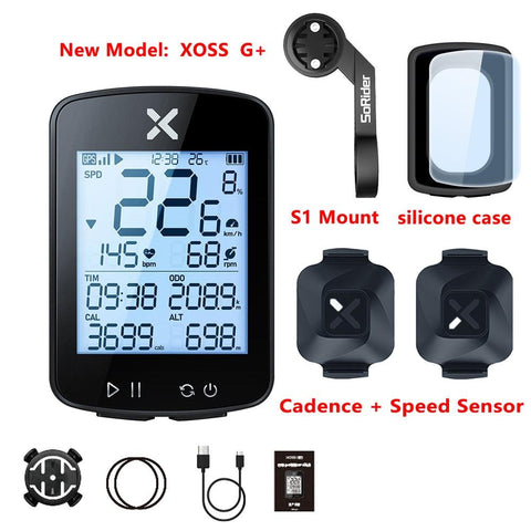 XOSS G2 G+2 Bike Computer Wireless GPS Cycling Speedometer Roadbike MTB Waterproof ANT+ Cadence Speed Smart Bicycle Computer