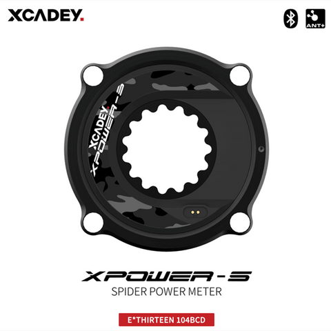 XCADEY XPOWER-S Road Bicycle Bike MTB Spider Power Meter For SRAM ROTOR RaceFce Crank Chainring 104BCD 110BCD