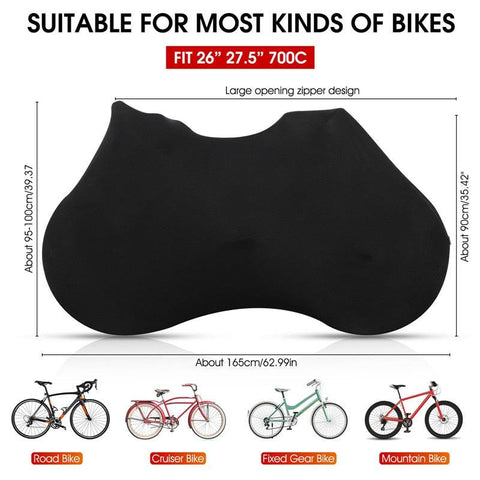 WEST BIKING Full Bicycle Protector Cover MTB Road Bike Dustproof Scratch-proof Storage Bag Bike Frame Wheel Protection Equipment